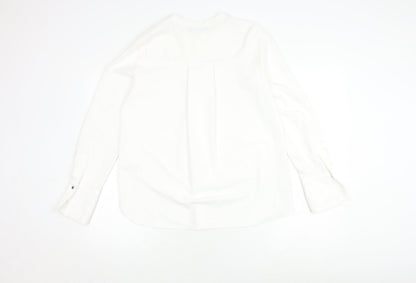 Womens UK Size 10 Marks and Spencer Ivory  Blouse