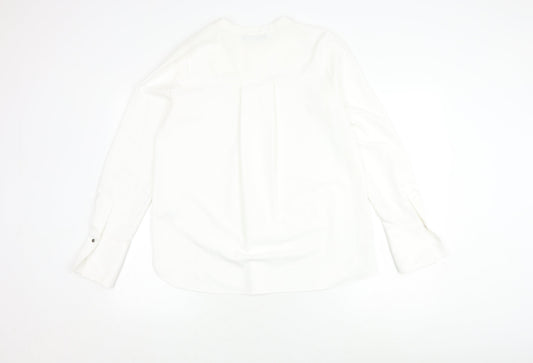 Womens UK Size 10 Marks and Spencer Ivory  Blouse
