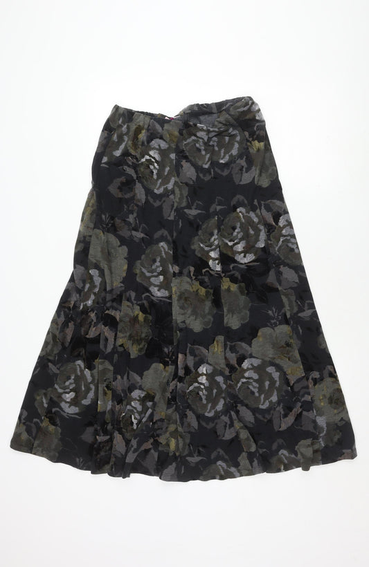 Marks and Spencer Women's Multicoloured Floral Skirt Size 10