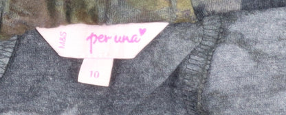 Marks and Spencer Women's Multicoloured Floral Skirt Size 10