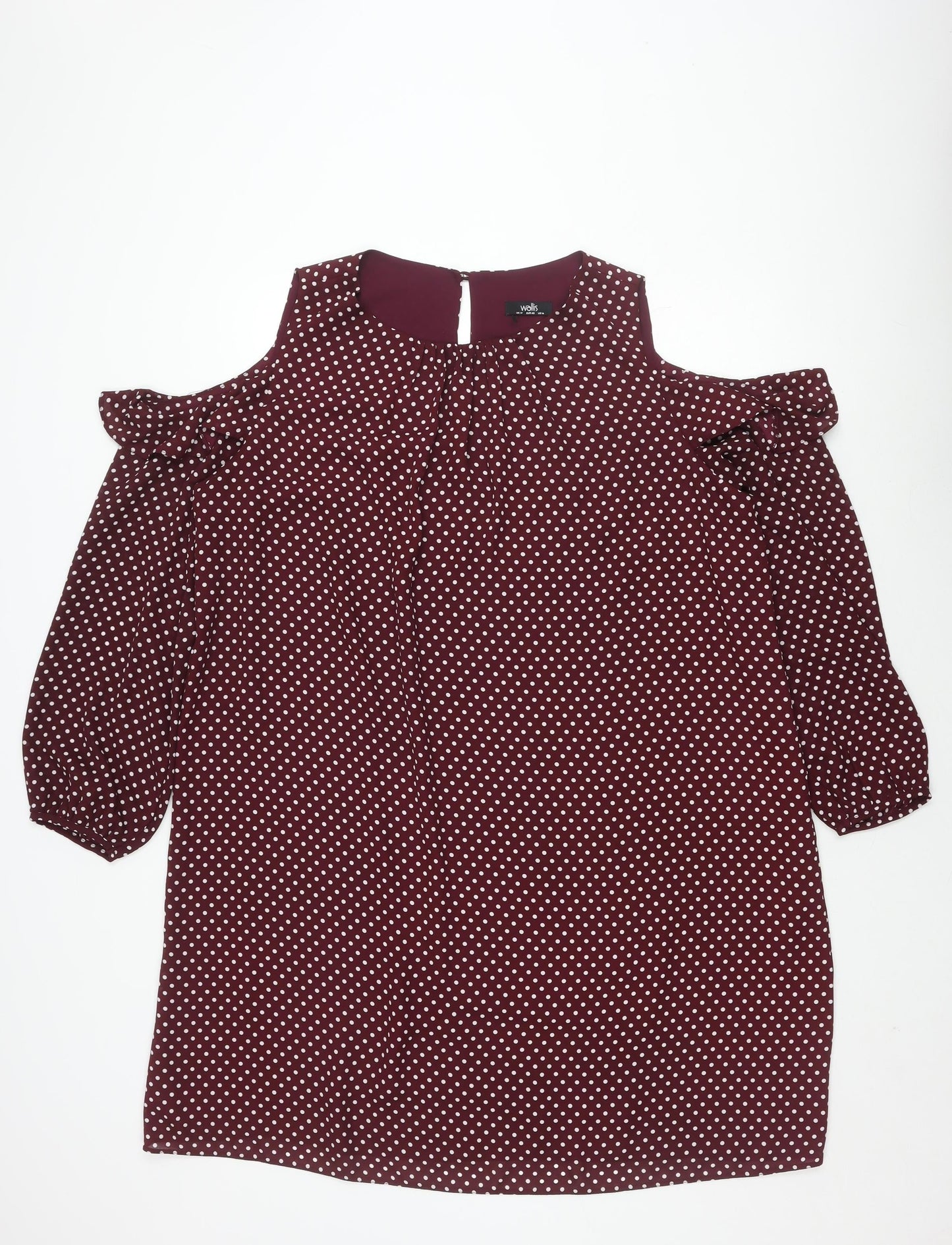 Wallis Women Multicoloured Polka Dot Dress Size 18