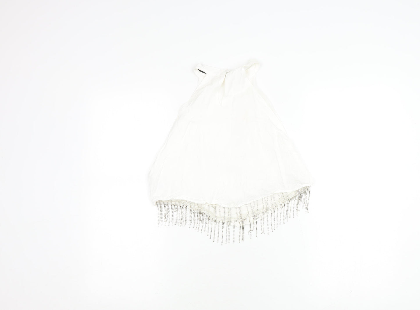 Womens UK Size S Zara White Camisole Blouse
