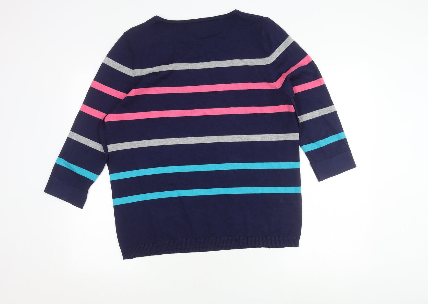 Womens UK Size L Just Elegance Multicoloured Cardigan Jumper