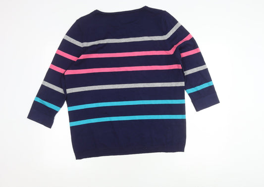 Womens UK Size L Just Elegance Multicoloured Cardigan Jumper