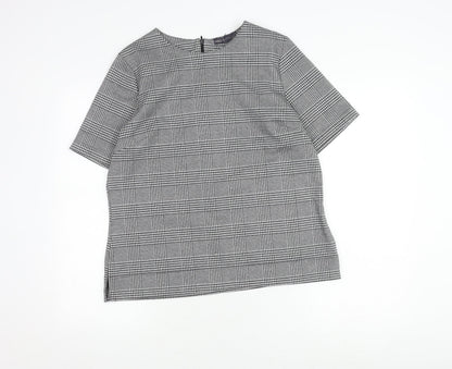 Womens UK Size 14 Marks and Spencer Grey Basic Blouse