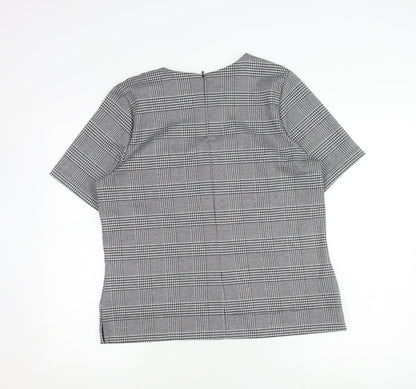 Womens UK Size 14 Marks and Spencer Grey Basic Blouse