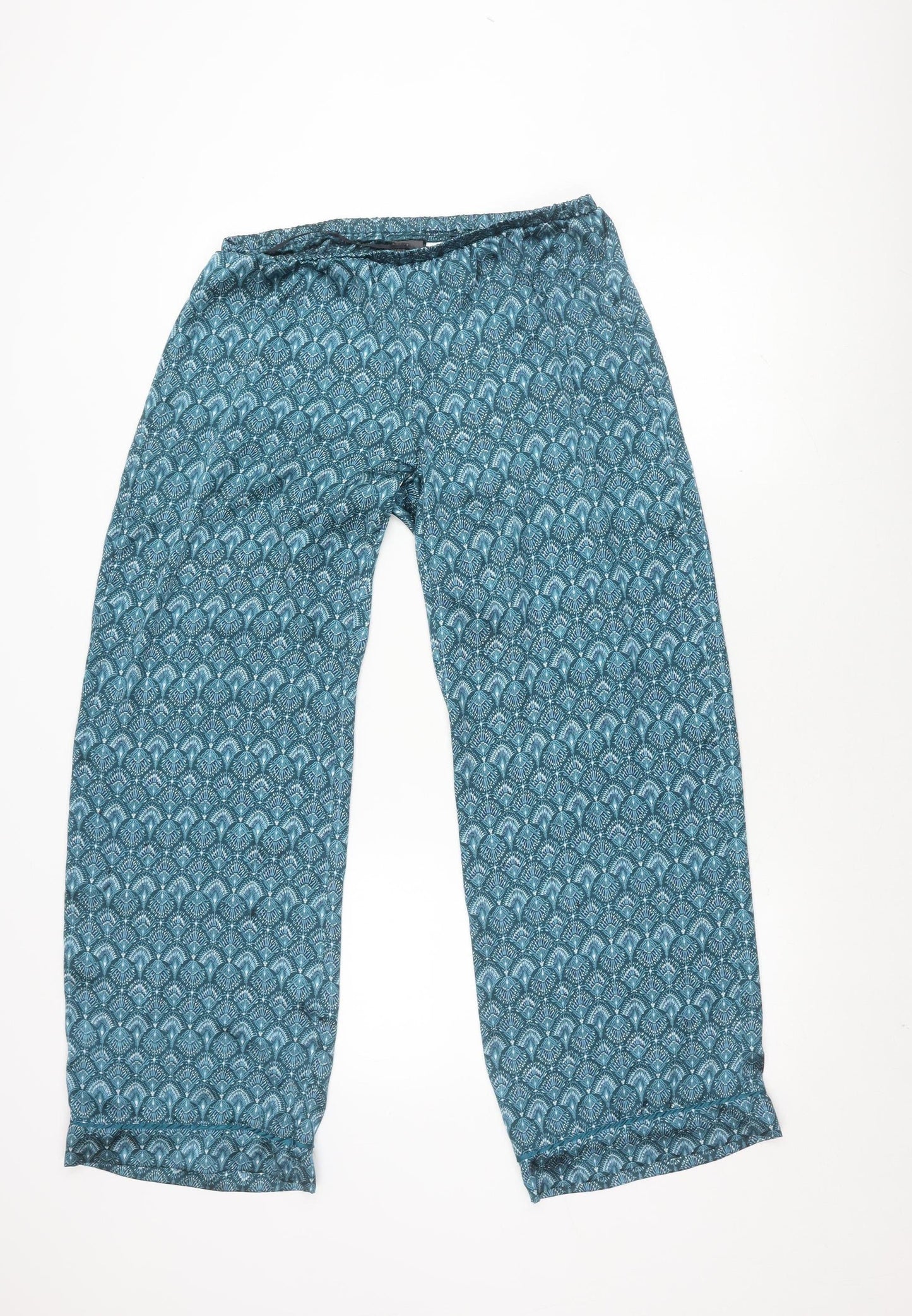 Womens UK Size S H&M Relaxed Fit  Blue Trousers