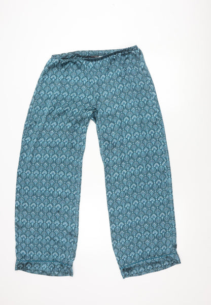 Womens UK Size S H&M Relaxed Fit  Blue Trousers