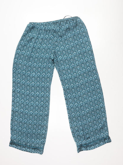 Womens UK Size S H&M Relaxed Fit  Blue Trousers