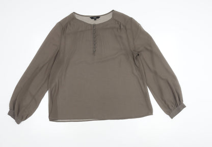 Womens UK Size 14 NEXT Grey  Blouse