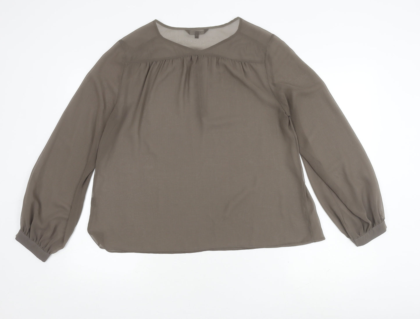 Womens UK Size 14 NEXT Grey  Blouse