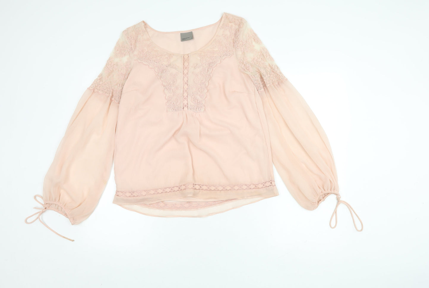 Womens UK Size M VERO MODA Pink  Blouse