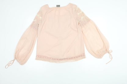 Womens UK Size M VERO MODA Pink  Blouse