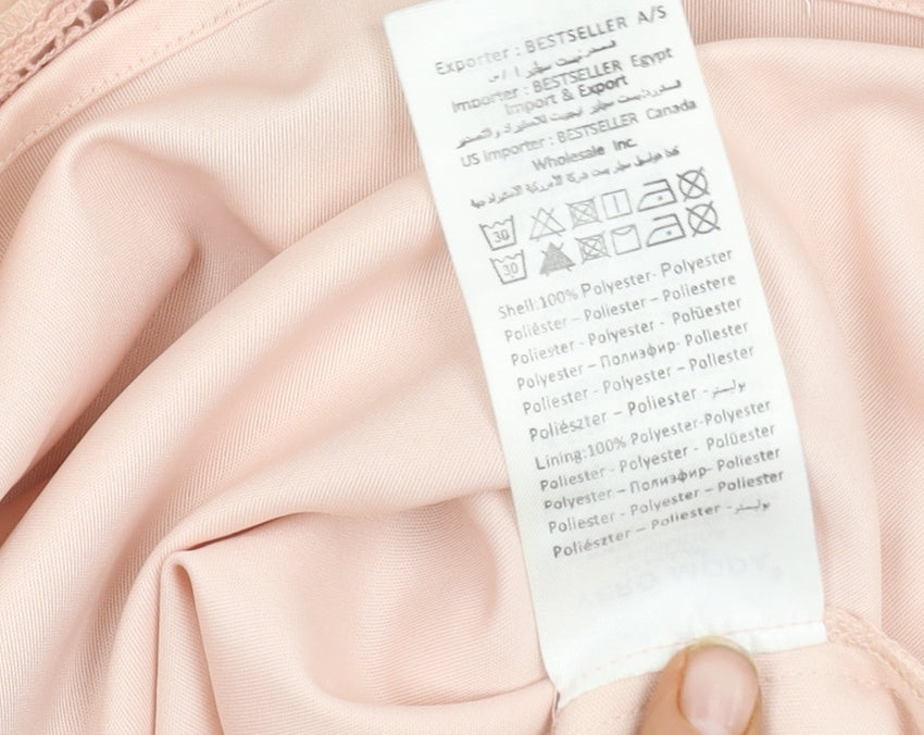 Womens UK Size M VERO MODA Pink  Blouse