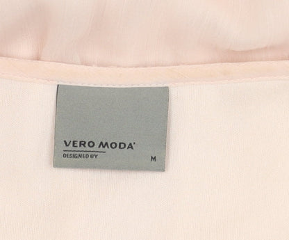 Womens UK Size M VERO MODA Pink  Blouse
