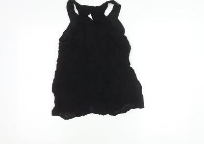 Womens UK Size 16 NEXT Black Camisole Blouse