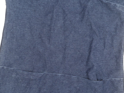 White Stuff Women's Blue Jersey Dress Size S