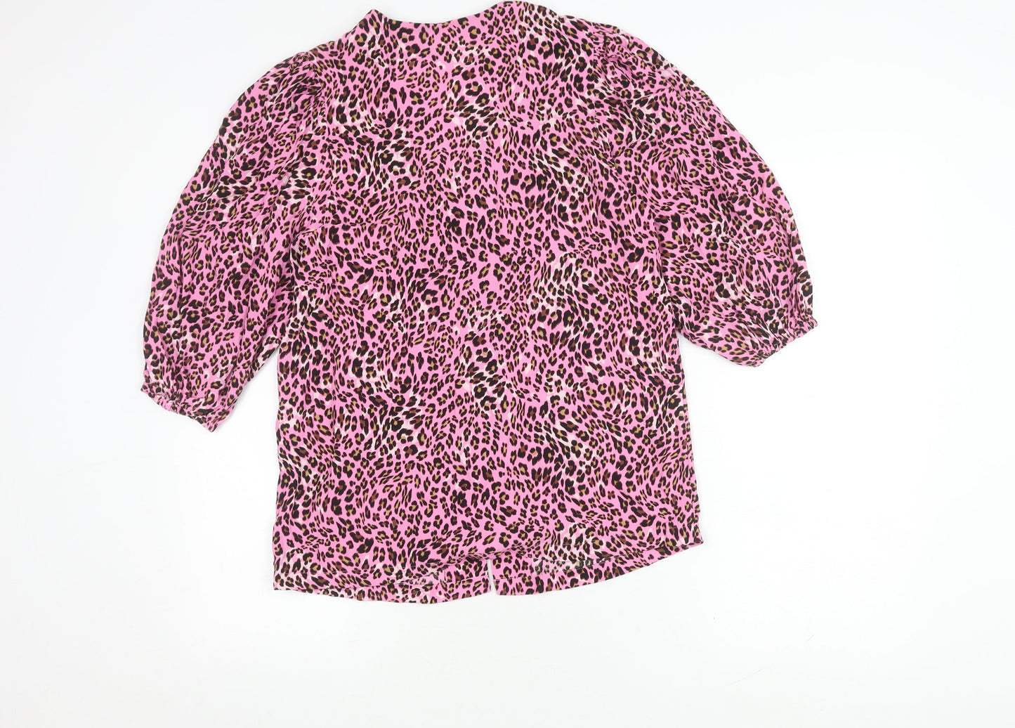 Womens UK Size 12 Marks and Spencer Pink  Blouse