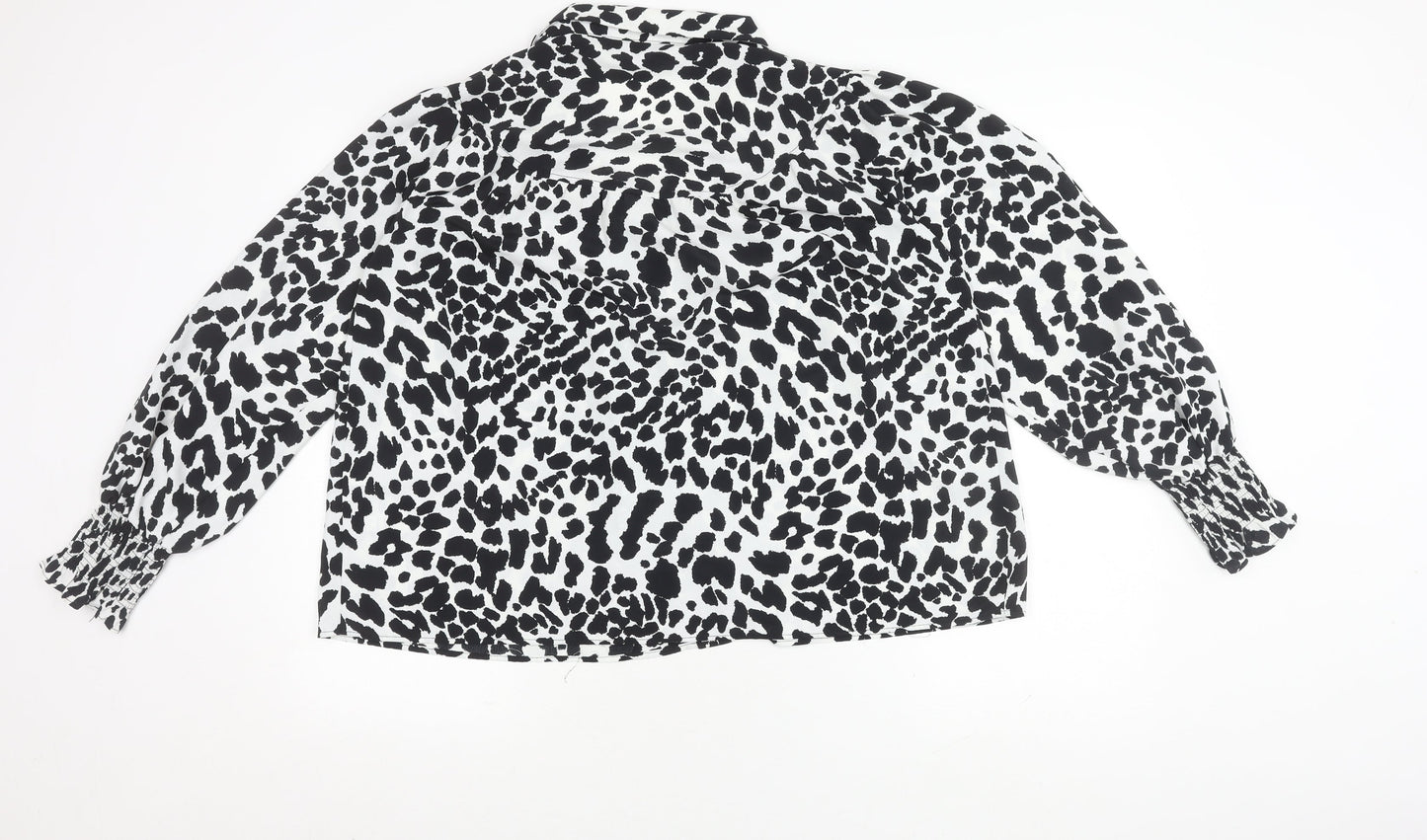 Womens UK Size 10 Topshop Multicoloured Blouse Blouse
