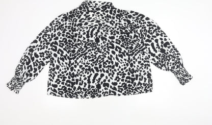 Womens UK Size 10 Topshop Multicoloured Blouse Blouse