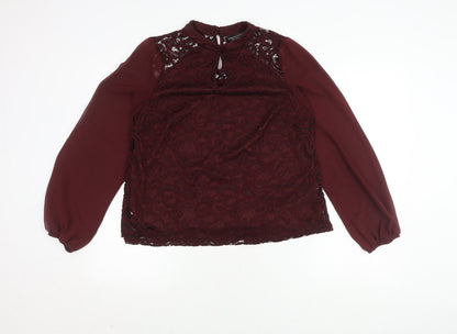 Womens UK Size 14 Dorothy Perkins Red  Blouse
