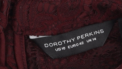 Womens UK Size 14 Dorothy Perkins Red  Blouse