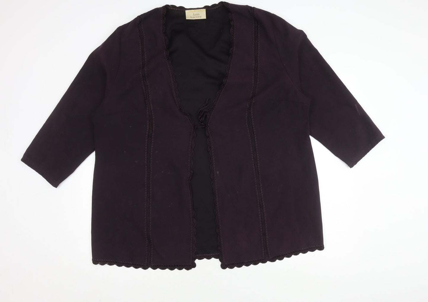 Ann Harvey Women's Black Jacket UK Size 22