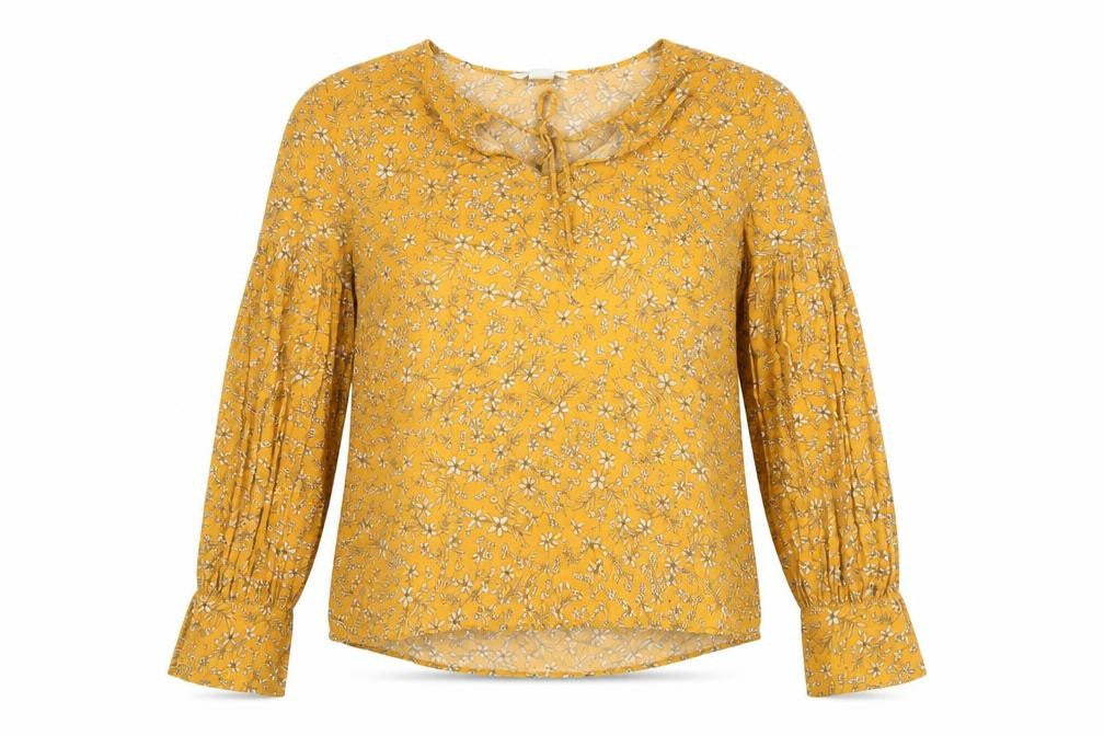 Womens UK Size 12 H&M Yellow  Blouse