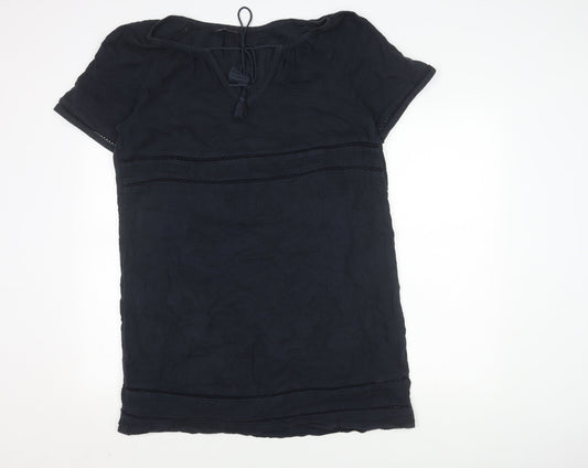 Marks and Spencer Women's Blue Cotton Dress Size 14