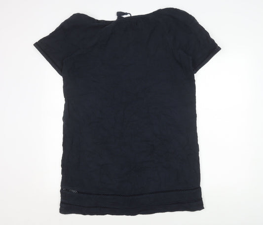 Marks and Spencer Women's Blue Cotton Dress Size 14