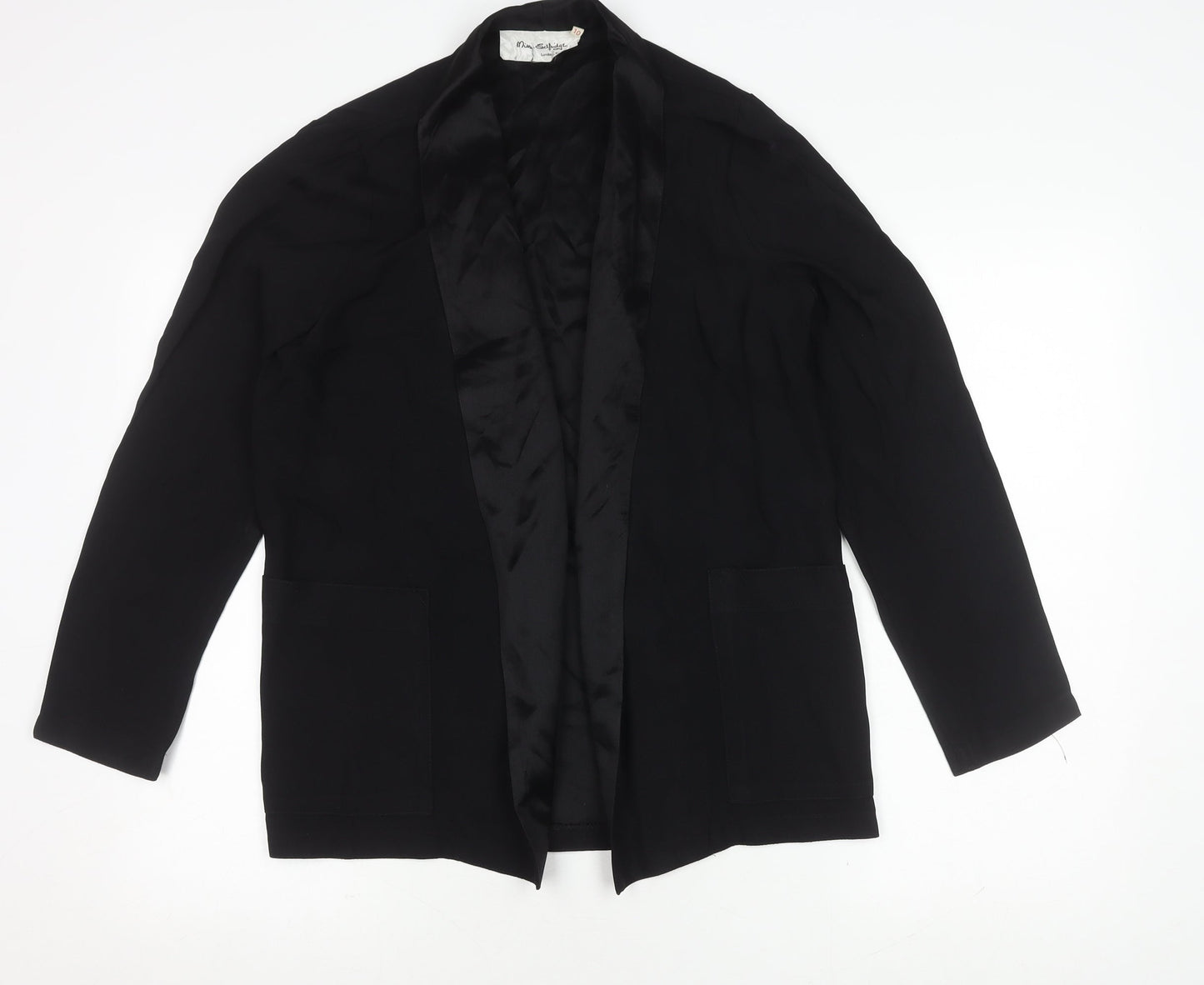 Miss Selfridge Women's Size 10 Black Suit Jacket