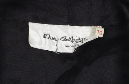 Miss Selfridge Women's Size 10 Black Suit Jacket