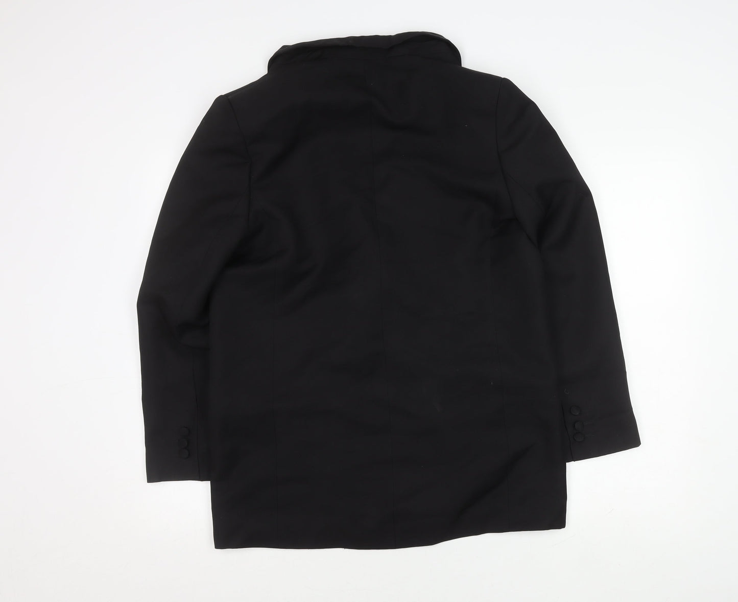 ASOS DESIGN Women's Black Regular Double-Breasted Blazer