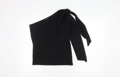 Womens UK Size 10 Marks and Spencer Black Basic Blouse