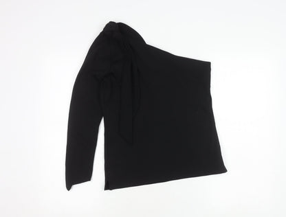 Womens UK Size 10 Marks and Spencer Black Basic Blouse