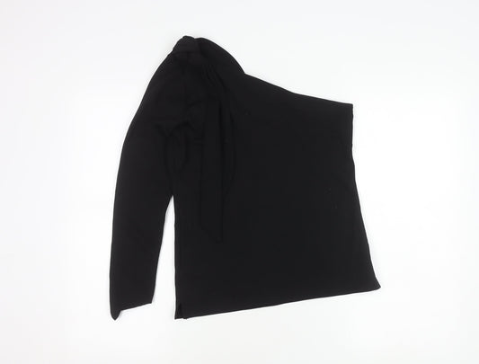Womens UK Size 10 Marks and Spencer Black Basic Blouse