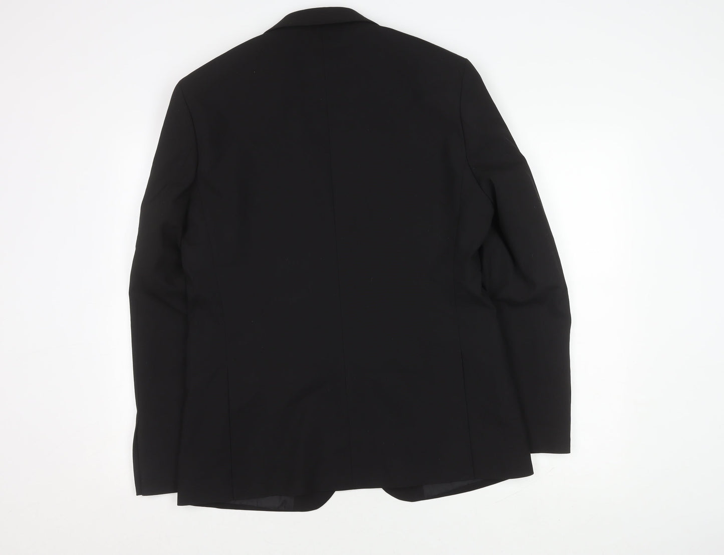 Mens UK Size 42 Burton Regular Black Suit Jacket
