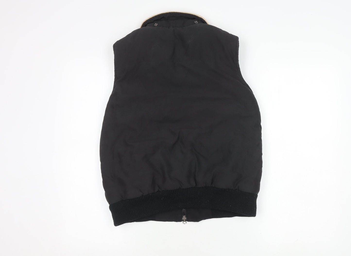 Dublin Unisex Black Waistcoat S with Zipped Pockets
