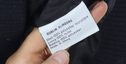 Dublin Unisex Black Waistcoat S with Zipped Pockets