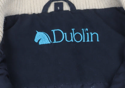 Dublin Unisex Black Waistcoat S with Zipped Pockets