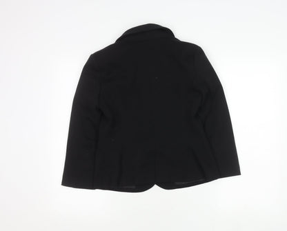New Look Women's Black Blazer Size 10 Regular Fit