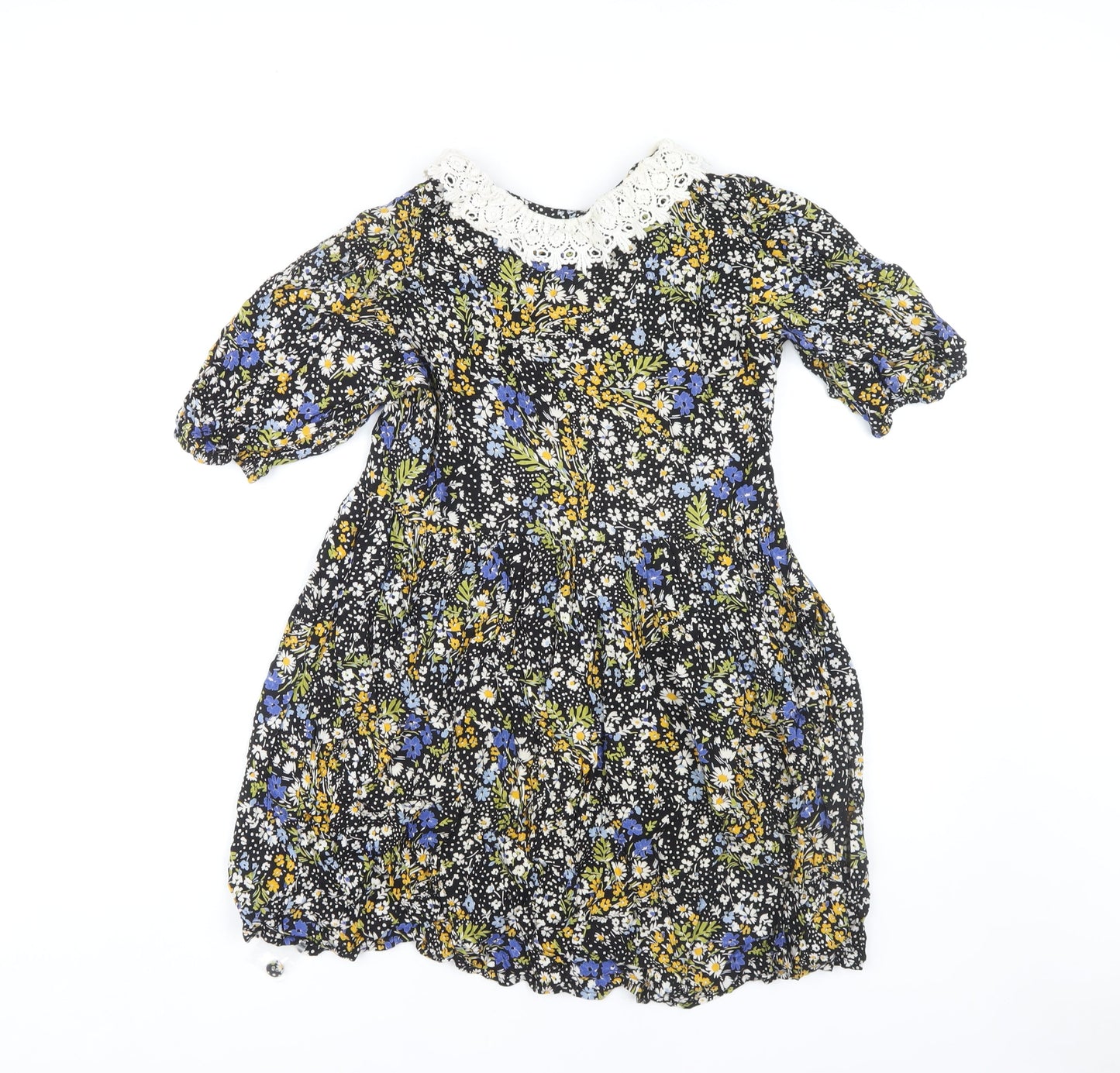 ASOS DESIGN Women's Multicoloured Floral Dress Size 10