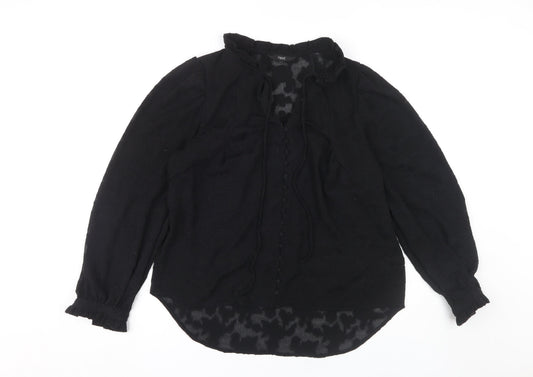 Womens UK Size 12 NEXT Black  Blouse