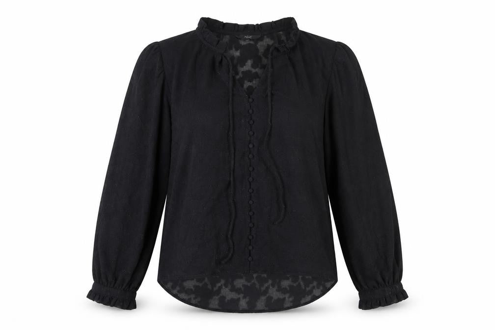 Womens UK Size 12 NEXT Black  Blouse