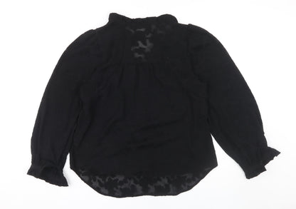 Womens UK Size 12 NEXT Black  Blouse