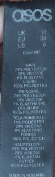 ASOS Women's Brown Mini Skirt, Size 10, Casual Chic