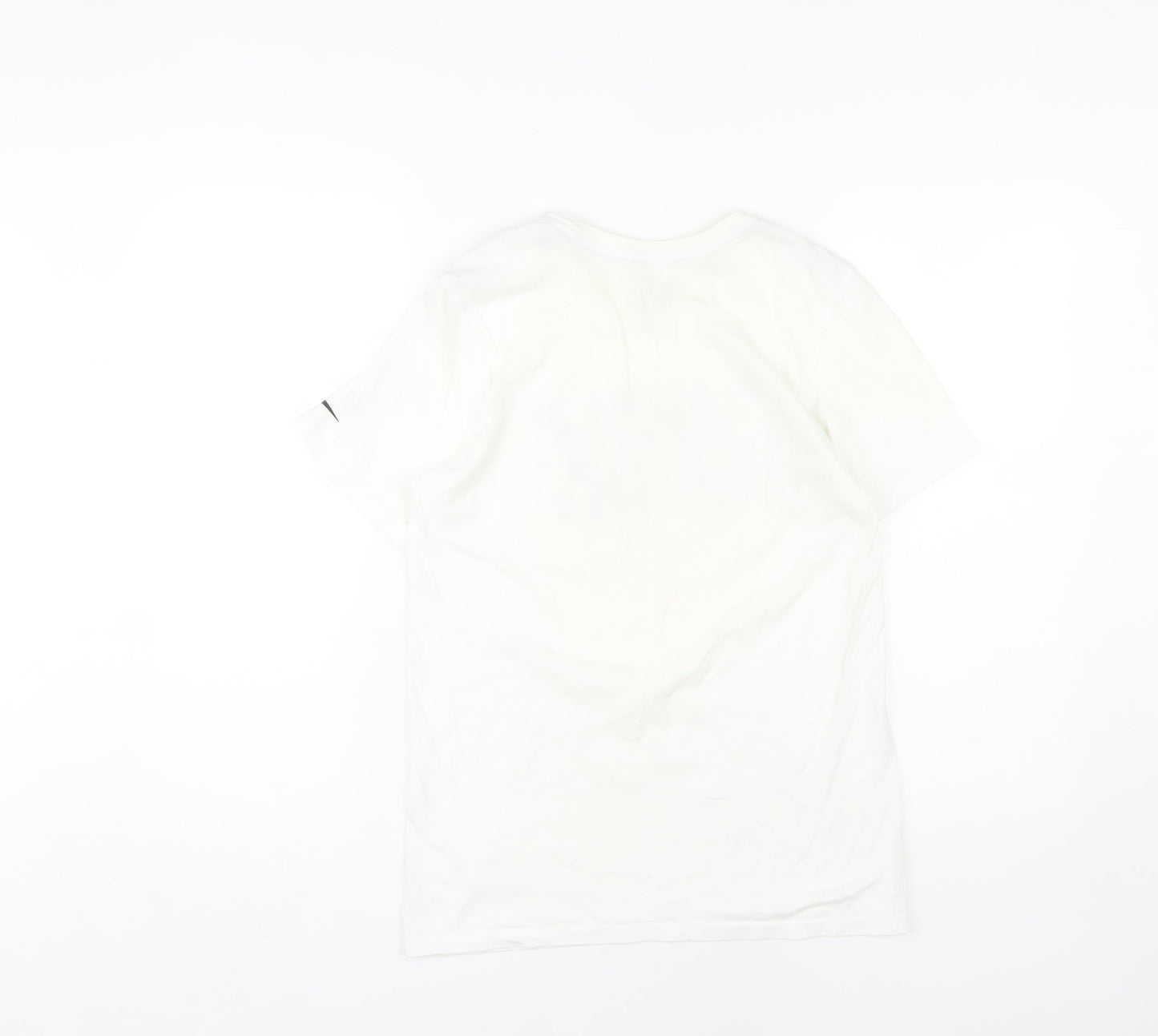 Nike Unisex White Athletic T-Shirt, Size S, Casual Sportswear