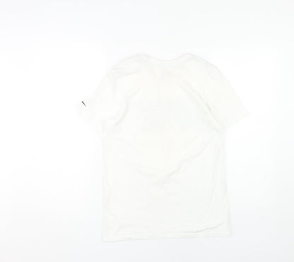 Nike Unisex White Athletic T-Shirt, Size S, Casual Sportswear
