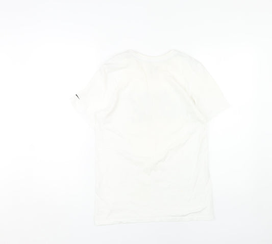 Nike Unisex White Athletic T-Shirt, Size S, Casual Sportswear