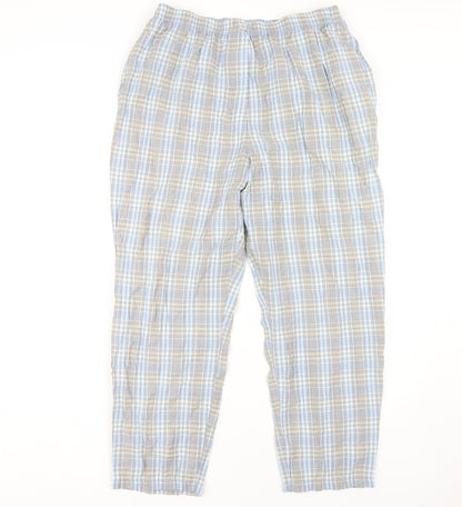 Classics First Avenue Women’s Blue Plaid Trousers Size 16